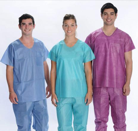 عرضه لباس یکبار مصرف بیمارستانی در رنگ و مدل متنوع